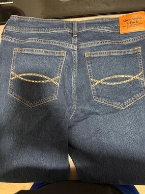 Abercrombie & Fitch Women's Boot Cut Jeans - Dark Gray Wash